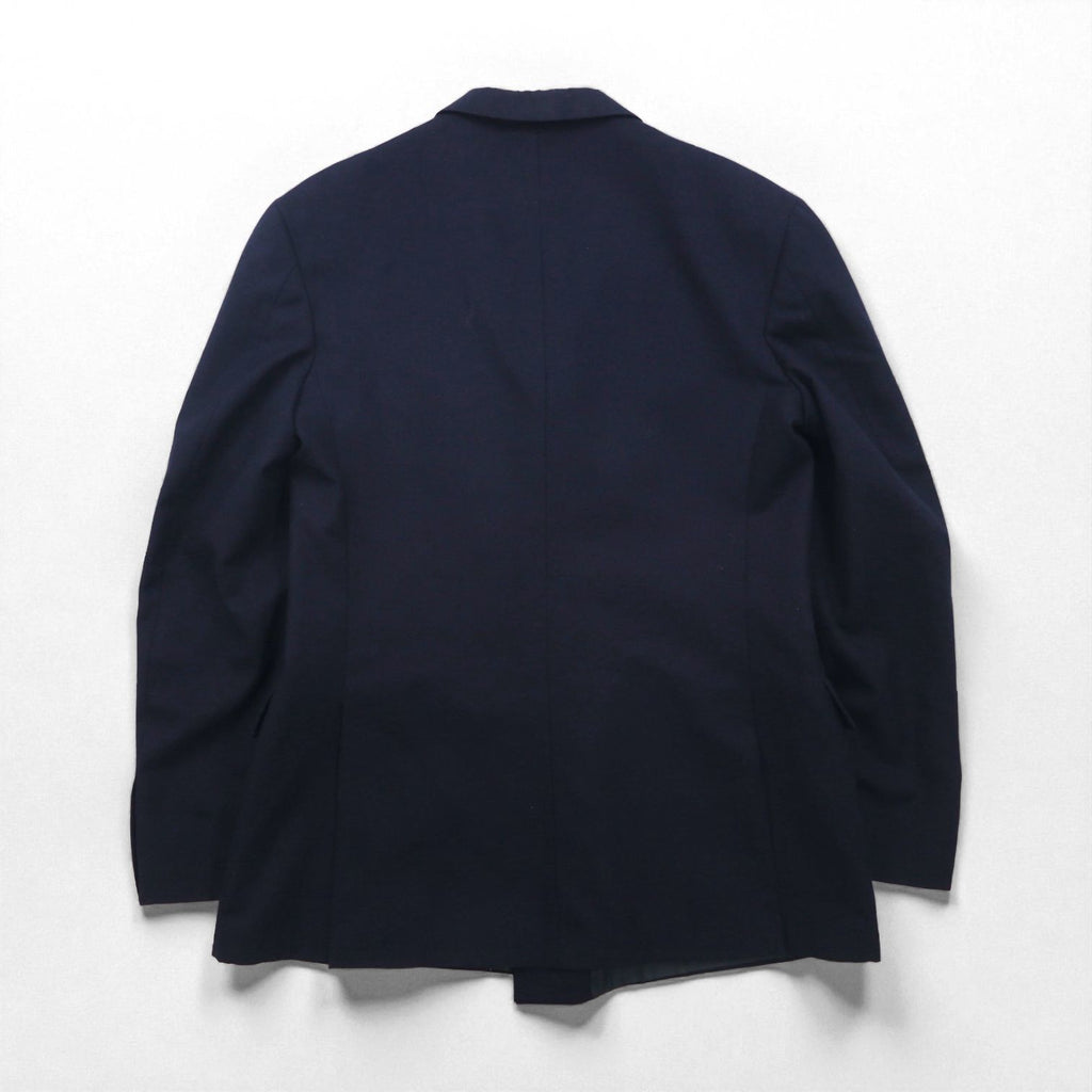 Polo Ralph Lauren 90年代 USA製 ダブル ブレザー テーラードジャケット M ピークドラペル 紺ブレ 金ボタン ギャバジン