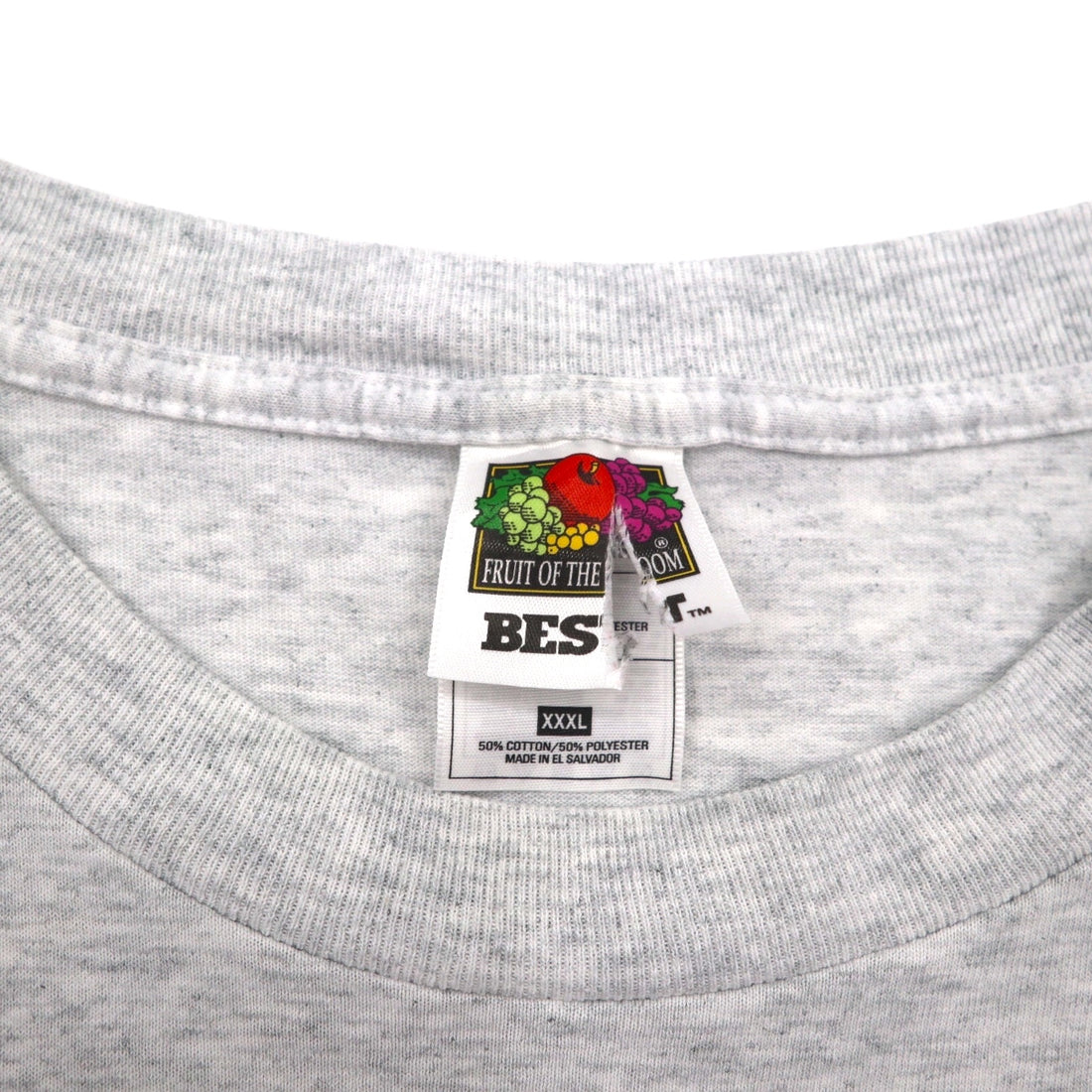 BROOKLYN CYCLONES 90s Baseball Print T-Shirt 3XL Grey FRUIT OF THE LOOM Big Size Made in El Salvador