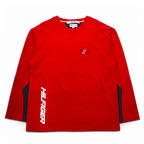 HILFIGER ATHLETICS (TOMMY HILFIGER) Long Sleeve T-Shirt, Long T, XXL, Red, Cotton