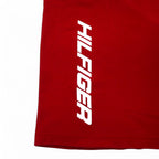 HILFIGER ATHLETICS (TOMMY HILFIGER) Long Sleeve T-Shirt, Long T, XXL, Red, Cotton