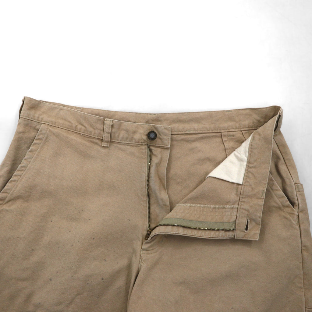 patagonia 00年代 ダック地 スタンドアップ ショーツ Stand up Organic Canvas ショートパンツ L ベージュ 57102 コスタリカ製