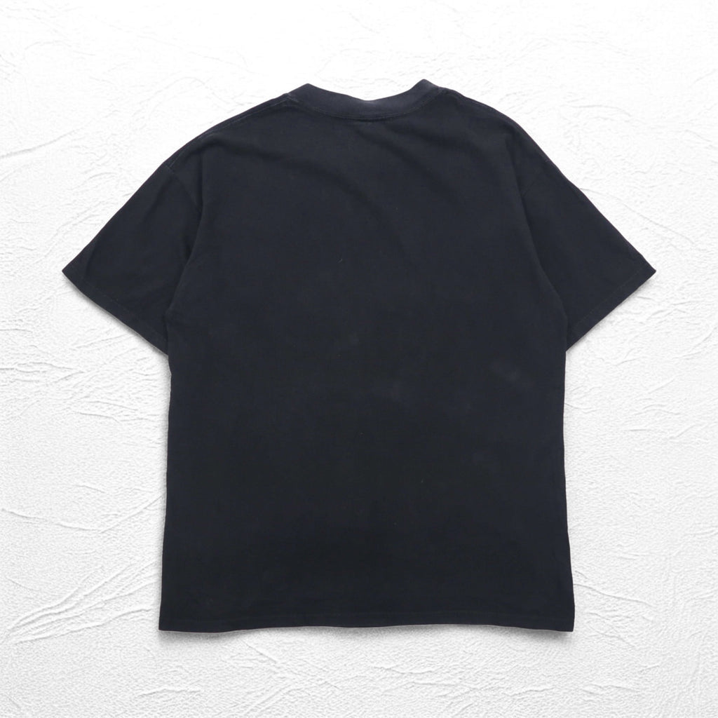 90s ONIGA SPORTSWEAR Snowmobile Print T-Shirt L Black Cotton SKI-DOO