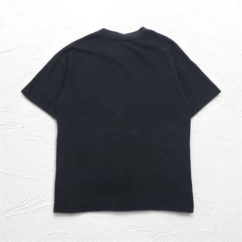 90s ONIGA SPORTSWEAR Snowmobile Print T-Shirt L Black Cotton SKI-DOO