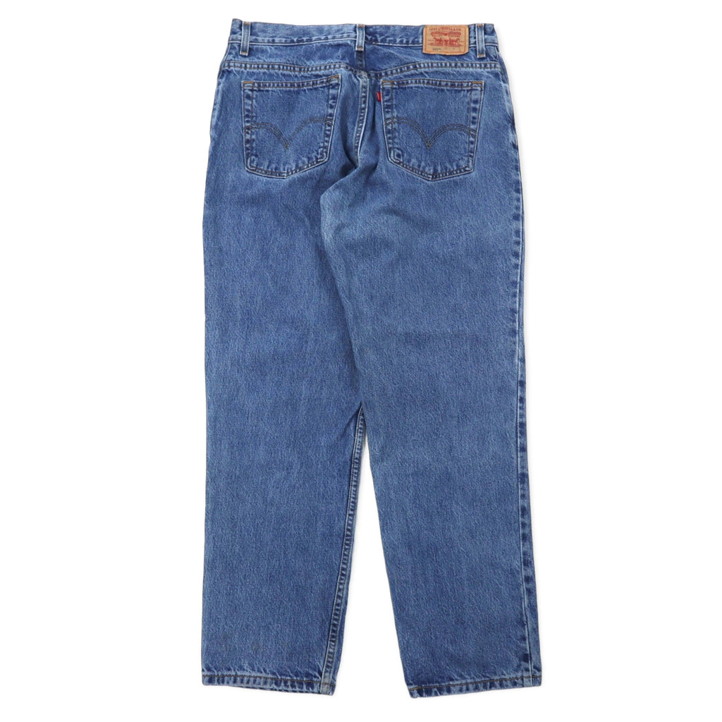 Levi's 00's CLASSIC RELAXED 550 Tapered Denim Pants 14 Blue Cotton RELAXED FIT TAPERED LEG Made in Mexico