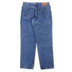 Levi's 00's CLASSIC RELAXED 550 Tapered Denim Pants 14 Blue Cotton RELAXED FIT TAPERED LEG Made in Mexico