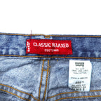 Levi's 00's CLASSIC RELAXED 550 Tapered Denim Pants 14 Blue Cotton RELAXED FIT TAPERED LEG Made in Mexico