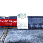 Levi's 00's CLASSIC RELAXED 550 Tapered Denim Pants 14 Blue Cotton RELAXED FIT TAPERED LEG Made in Mexico