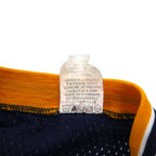 Athletic Knit 90年代 メッシュ ゲームシャツ M ネイビー NCAA Whitman カレッジ ナンバリング ヘンリーネック