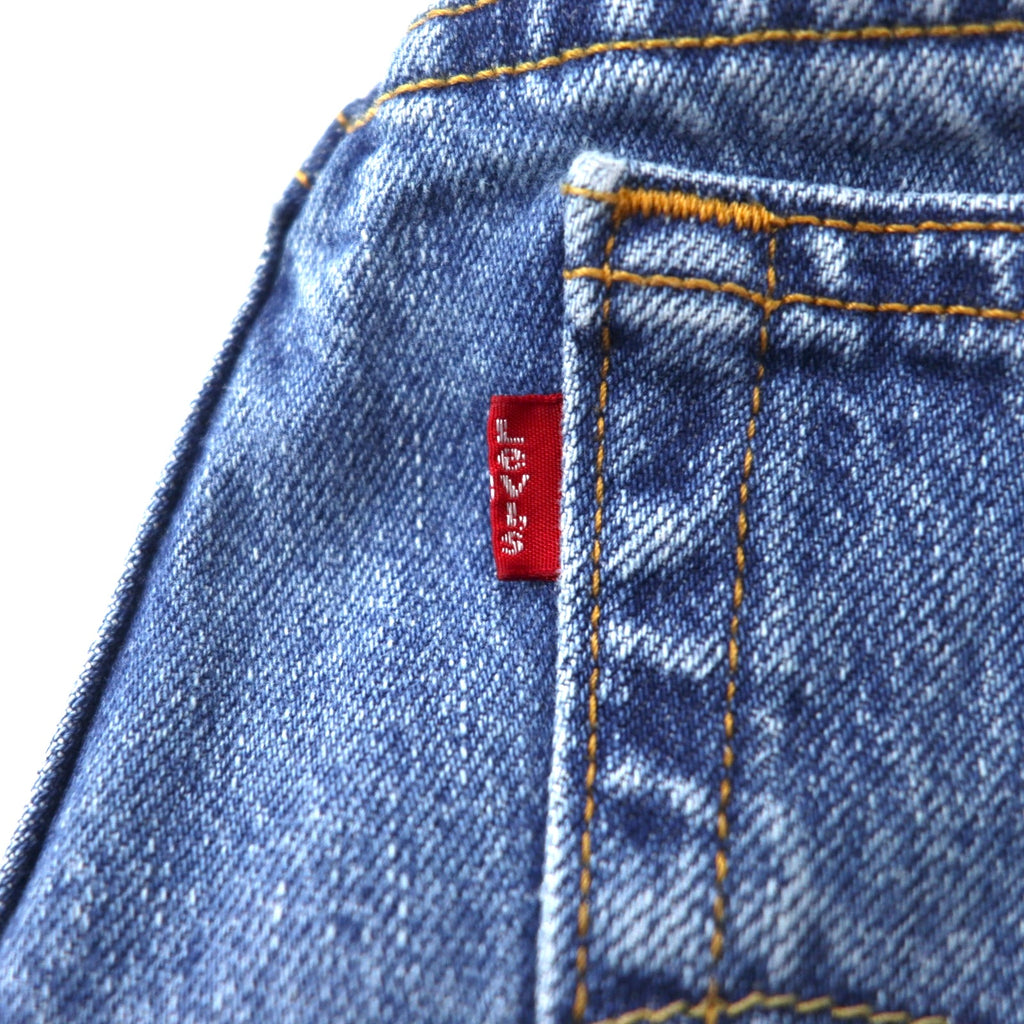 Levi's 00's CLASSIC RELAXED 550 Tapered Denim Pants 14 Blue Cotton RELAXED FIT TAPERED LEG Made in Mexico