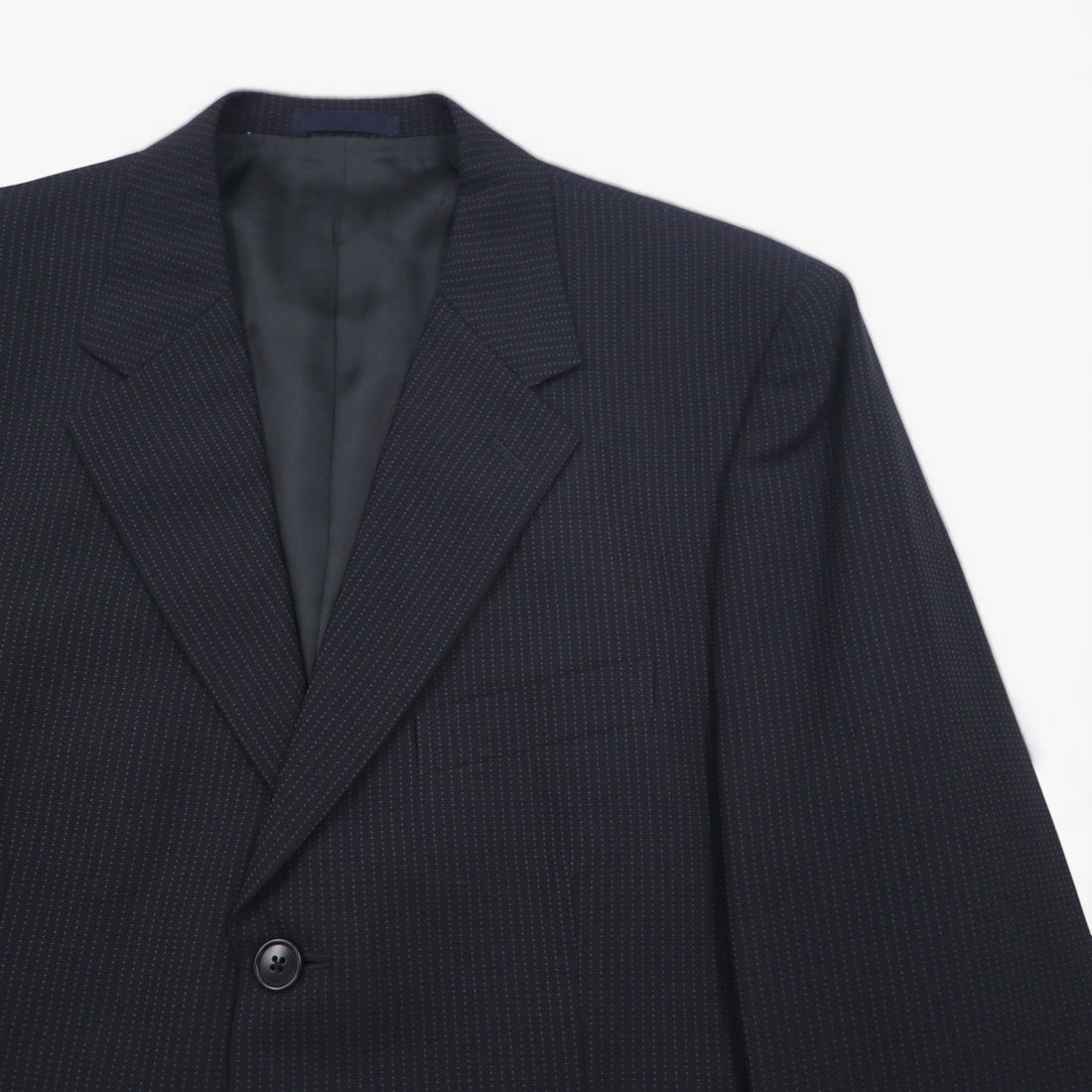 Paul Smith 90年代 3B スーツ セットアップ XL ブラック バーズアイ LANIFICIO FINTES イタリア生地 日本製