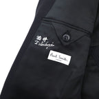 Paul Smith 90年代 3B スーツ セットアップ XL ブラック バーズアイ LANIFICIO FINTES イタリア生地 日本製