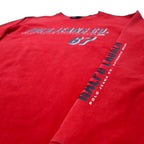 POLO JEANS CO. RALPH LAUREN Logo Print Long Sleeve T-Shirt Long TM Red Cotton Sleeve Logo