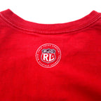POLO JEANS CO. RALPH LAUREN Logo Print Long Sleeve T-Shirt Long TM Red Cotton Sleeve Logo