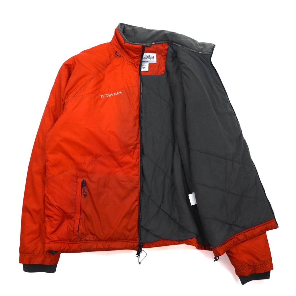 Columbia Titanium Insulated Jacket, Padded, XXL, Orange, SM6509
