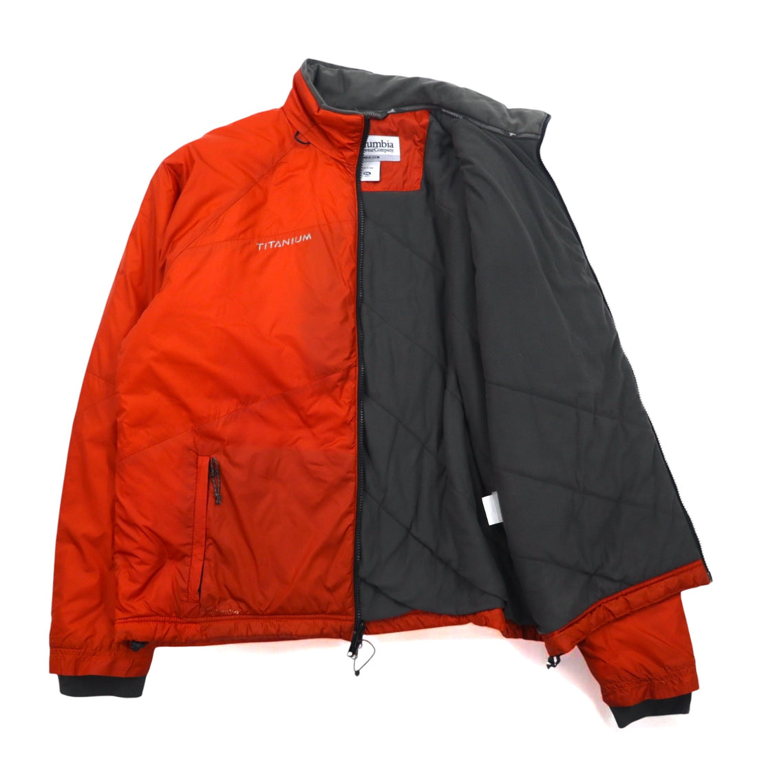 Columbia Titanium Insulated Jacket, Padded, XXL, Orange, SM6509