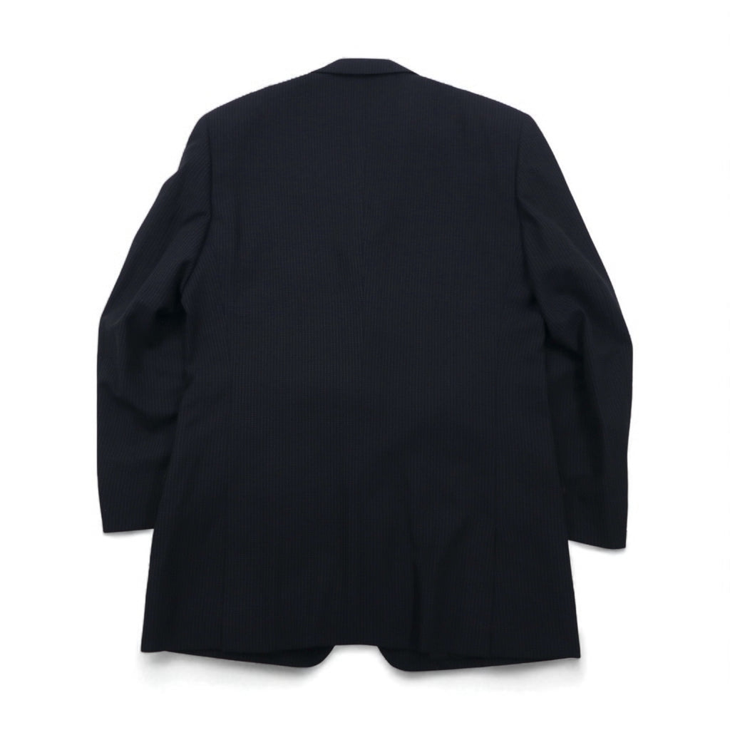 Paul Smith 90年代 3B スーツ セットアップ XL ブラック バーズアイ LANIFICIO FINTES イタリア生地 日本製