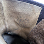 POLO RALPH LAUREN Moccasin Lace-up Boots 27cm Brown Leather FLAXBY TUMBLED LEATHER BOOT 14357