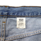 Levi's 00s 505 REGULAR FIT STRAIGHT LEG tapered denim pants L indigo blue zipper fly 505-4891 made in El Salvador