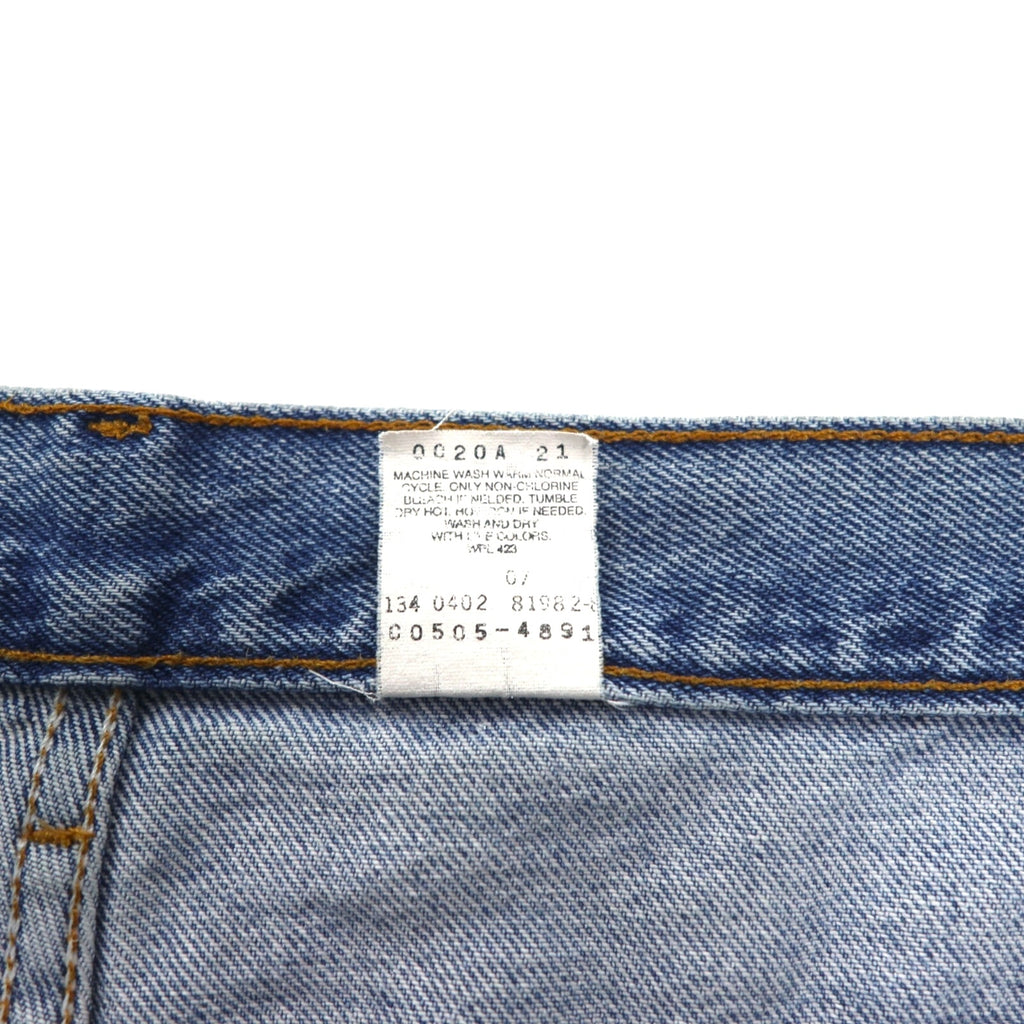 Levi's 00s 505 REGULAR FIT STRAIGHT LEG tapered denim pants L indigo blue zipper fly 505-4891 made in El Salvador