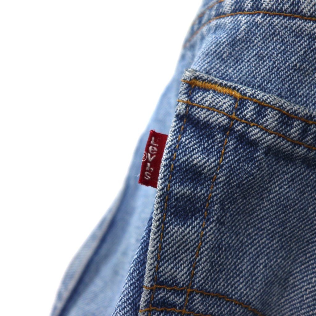 Levi's 00s 505 REGULAR FIT STRAIGHT LEG tapered denim pants L indigo blue zipper fly 505-4891 made in El Salvador