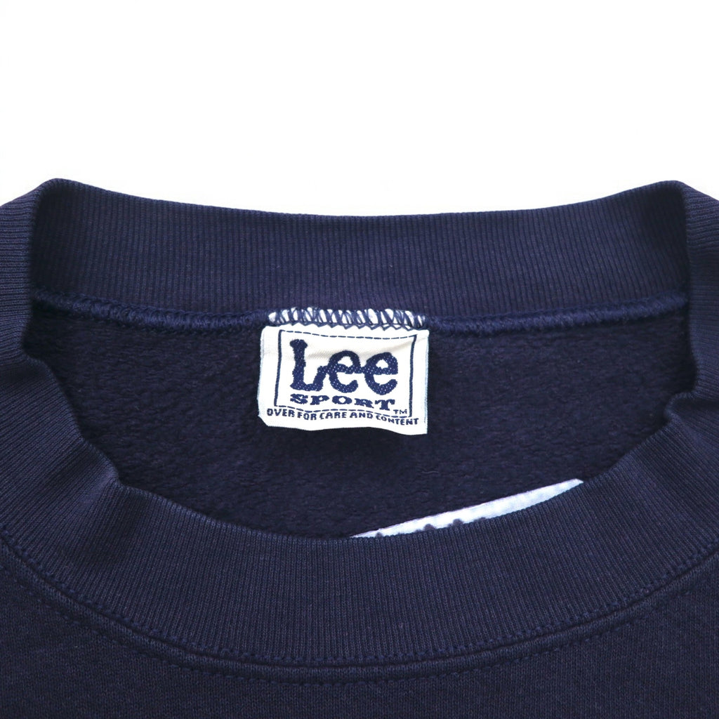 Lee SPORT 90s College Sweatshirt L Navy Print Football PANTHERS PITTSBURGH