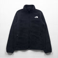 THE NORTH FACE フルジップ ボア フリースジャケット S ブラック スタンドカラー NF0A4P8T
