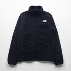 THE NORTH FACE フルジップ ボア フリースジャケット S ブラック スタンドカラー NF0A4P8T