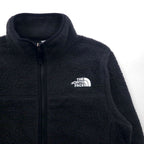 THE NORTH FACE フルジップ ボア フリースジャケット S ブラック スタンドカラー NF0A4P8T