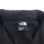THE NORTH FACE フルジップ ボア フリースジャケット S ブラック スタンドカラー NF0A4P8T