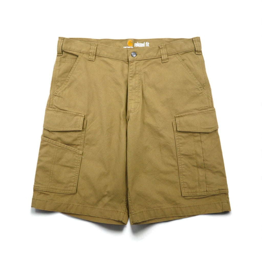 Carhartt Relaxed Fit Duck Short Cargo Pants, Rugged Flex, Size L, Beige, 103542