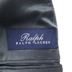 RALPH LAUREN 2B Tailored Jacket Suit L Gray Striped Wool Dillard's Exclusive