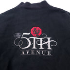 Golden Bear USA made sleeve leather stadium jacket XL black wool The 5th AVENUE back embroidery
