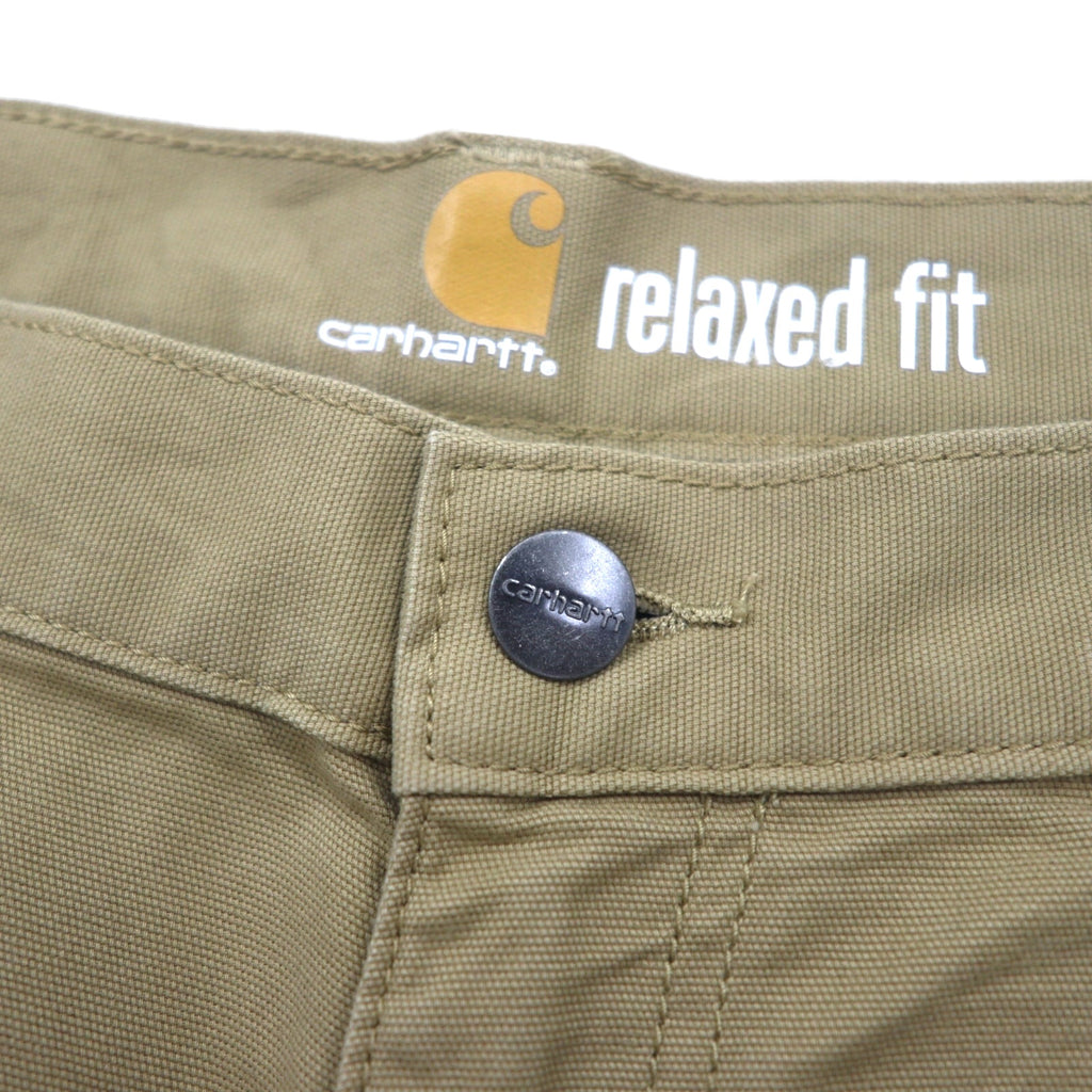 Carhartt Relaxed Fit Duck Short Cargo Pants, Rugged Flex, Size L, Beige, 103542