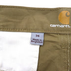 Carhartt Relaxed Fit Duck Short Cargo Pants, Rugged Flex, Size L, Beige, 103542