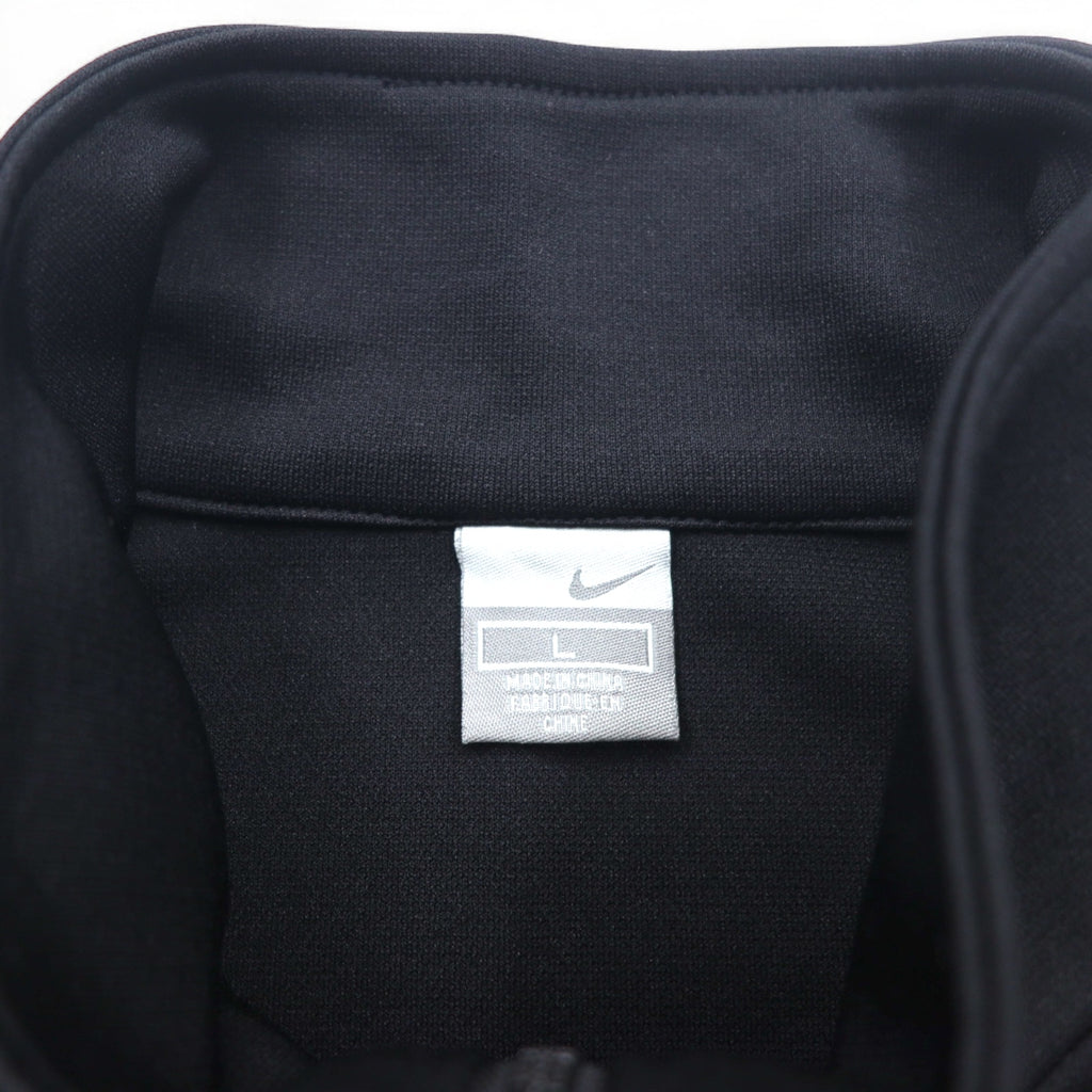 NIKE 00年代 トラックジャケット セットアップジャージ L ブラック レッド スウォッシュ