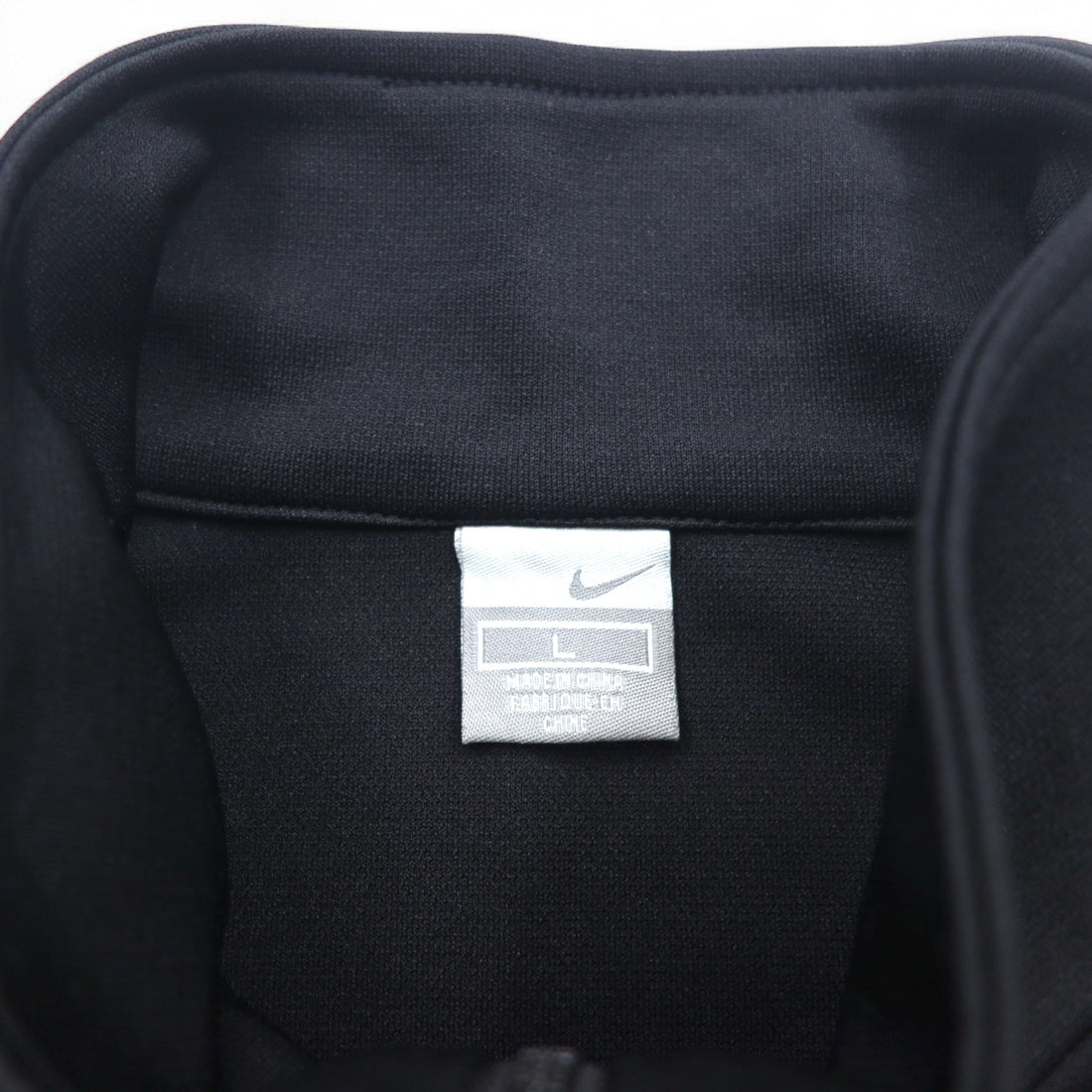 NIKE 00年代 トラックジャケット セットアップジャージ L ブラック レッド スウォッシュ
