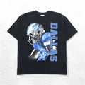 SHAKA WEAR USA COTTON Heavyweight T-Shirt XL Black NFL DALLAS COWBOYS