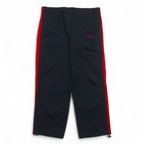 NIKE 00年代 トラックジャケット セットアップジャージ L ブラック レッド スウォッシュ