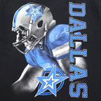 SHAKA WEAR USA COTTON Heavyweight T-Shirt XL Black NFL DALLAS COWBOYS