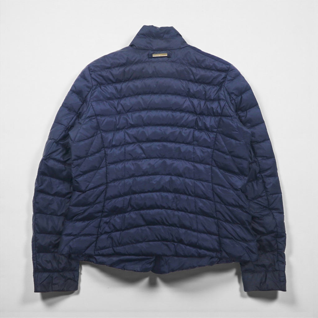 Ralph Lauren 90年代 キルティング ダウンジャケット XL ネイビー ナイロン チンストラップ