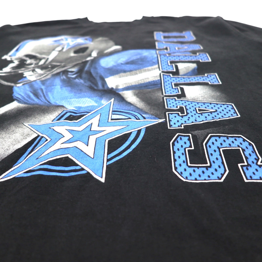 SHAKA WEAR USA COTTON Heavyweight T-Shirt XL Black NFL DALLAS COWBOYS