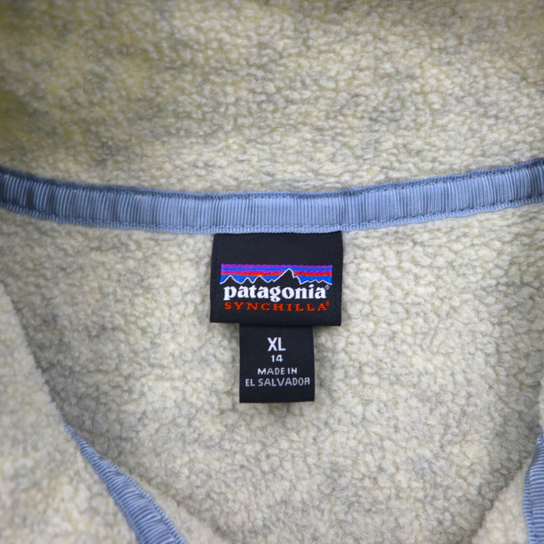 Patagonia シンチラ SYNCHILLA スナップT フリースジャケット XL オートミール 胸ポケット 65546