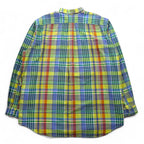RALPH LAUREN Button-down Shirt, 2XL, Yellow, Check, Big Size, Small Pony Embroidery