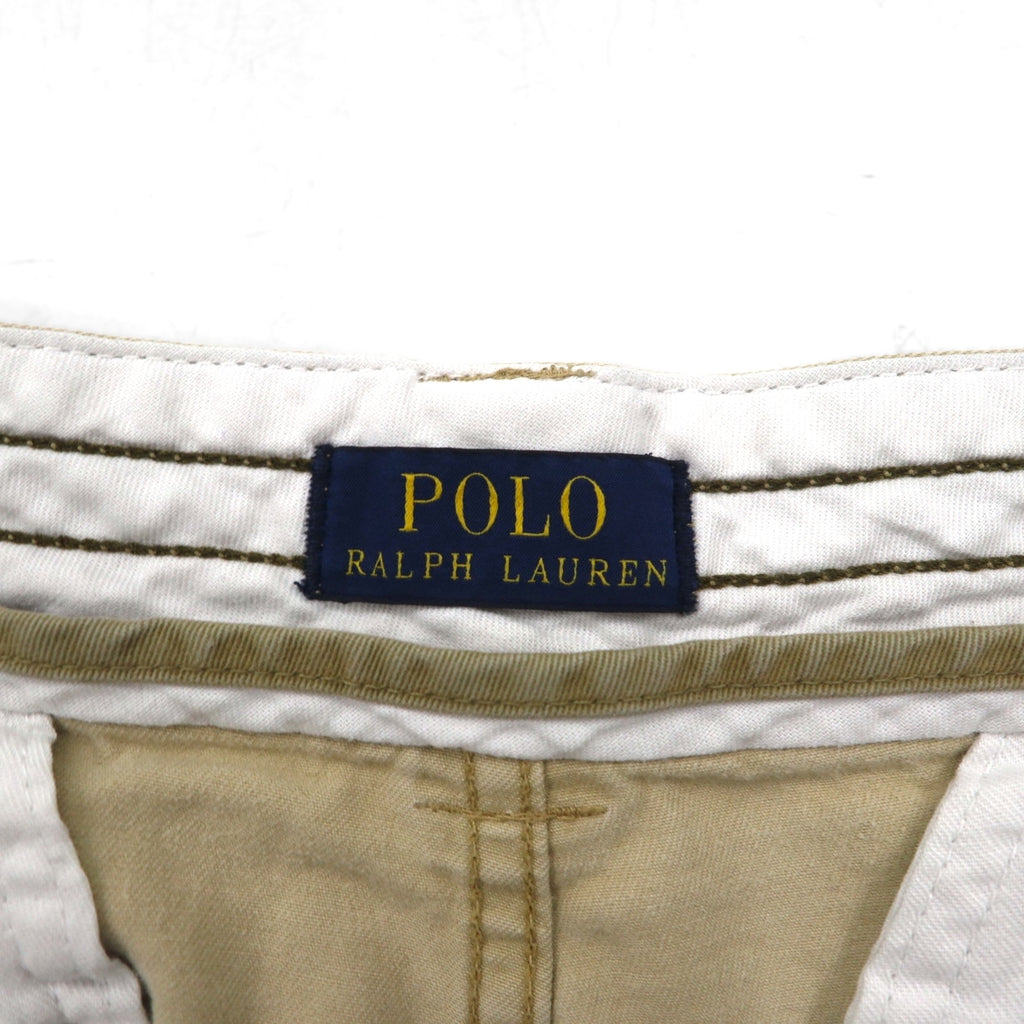 POLO RALPH LAUREN Polo Chino Baggy Short Cargo Pants, Size L, Beige, Cotton