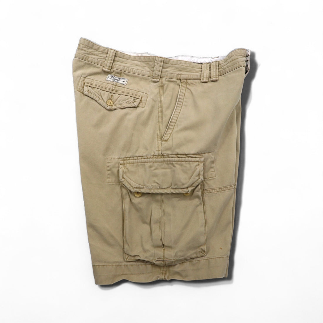 POLO RALPH LAUREN Polo Chino Baggy Short Cargo Pants, Size L, Beige, Cotton