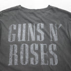 USA製 GUNS N' ROSES ガンズアンドローゼズ バンド Tシャツ XL グレー 両面 スカル クロス LUCKY BRAND