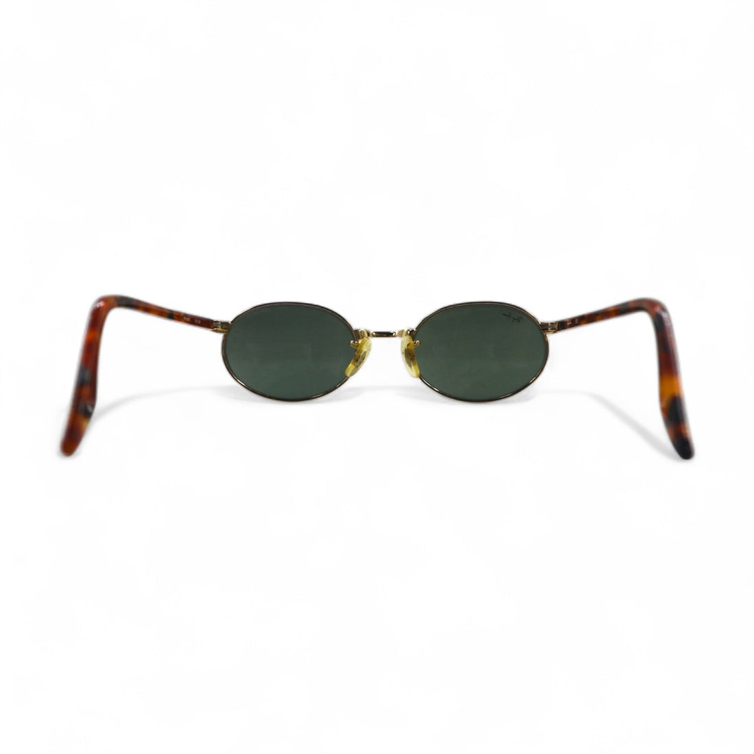Ray-Ban オーバル サングラス ゴールド ベッコウ メタル RB3007 W2188