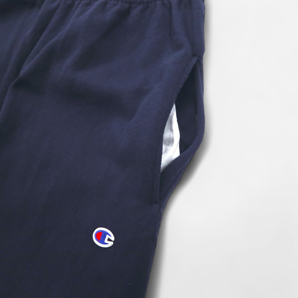 Champion Sweatpants, Large, Navy, Cotton, Fleece Lining, Bar Tag, Made in Honduras
