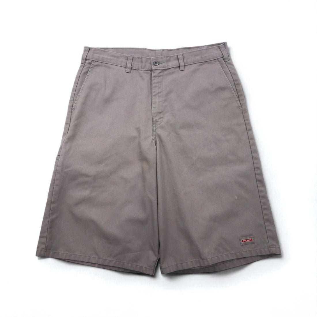 Dickies T/C Twill Short Work Pants, Size L, Gray, Polyester and Cotton, 7134838