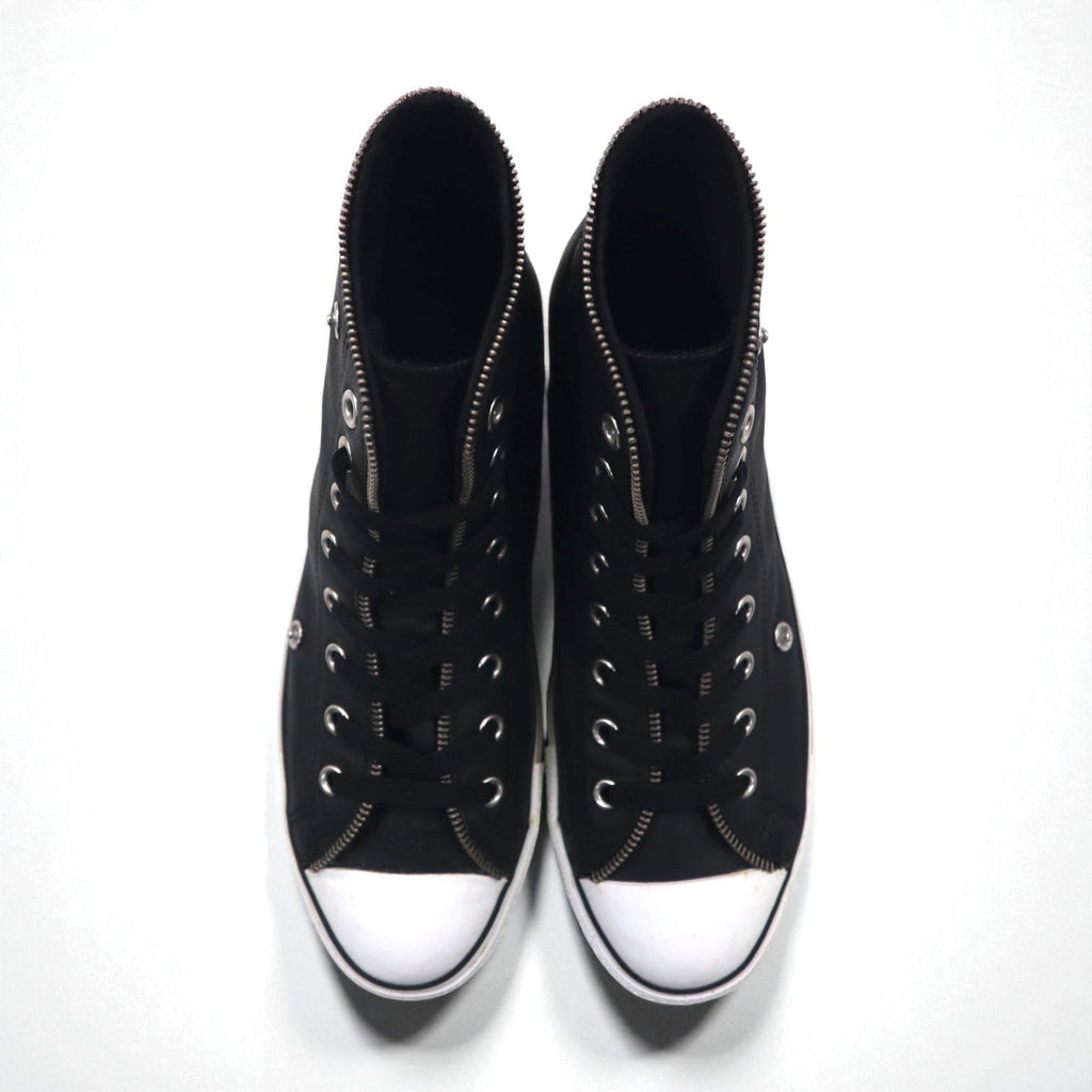 CONVERSE All Star Leather Zip Hi High-top Sneakers, Size 28cm, Zip Design
